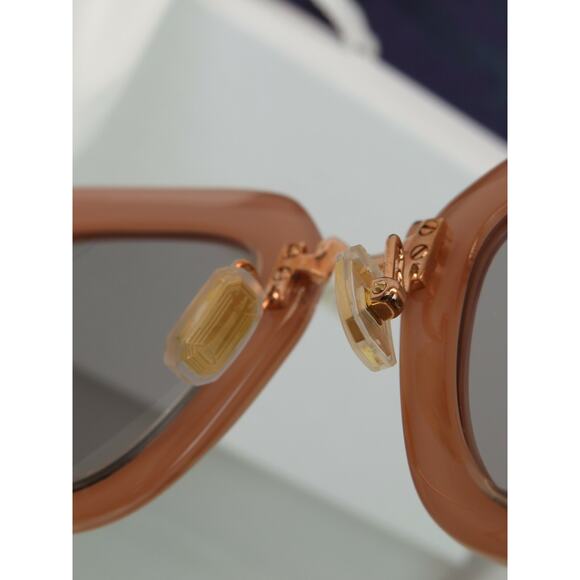 NWT BOUCHERON NUDE GOLD BC0015S 005 CAT EYE 47MM SQUARE SUNGLASSES $ 800 FRANCE main image 7